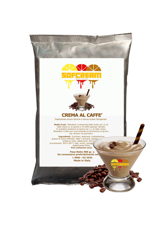 Crema Fredda al Caffé - Preparato in polvere solubile pronta all'uso 900 gr Cold Coffee Drink